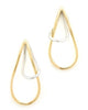 Amber Sceats | Two Tone Chip Earrings