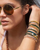 Boho chic hair tie elastics as bracelets