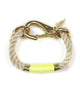 The ROPES | Natural and Neon Yellow Camden Rope Bracelet