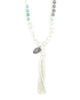 Chan Luu | Turquoise Mix Beaded Tassel Necklace