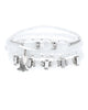 Chan Luu | White Mixed Crystal Bracelet Set