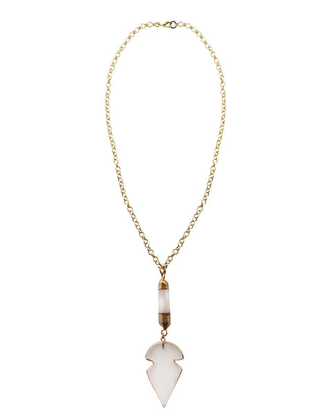 Crystal Arrowhead Necklace Jewels By Dunn
