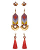 Deepa Gurnani | Harmony Coral Earrings