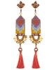 Deepa Gurnani | Harmony Coral Earrings