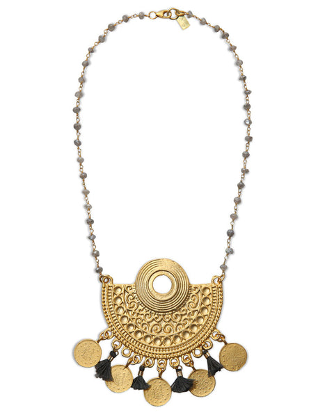 electric picks jewelry duchess necklace gold