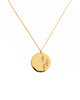 Elizabeth Stone | Geo Diamond Coin Pendant Necklace