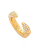 Giles & Brother | Gold Double Spike Ring