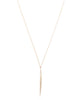 Gold & Gray | Small Gold Spike Necklace