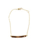 Meridian Avenue | One Gold Bar Bracelet
