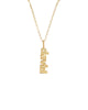 Personalized Mini Vertical Name Plate Necklace