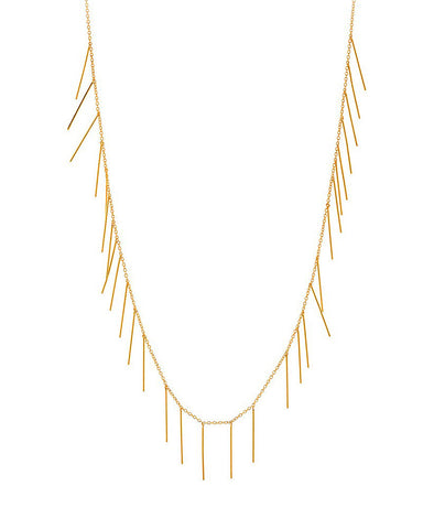 Gorjana Marmont Fringe Gold Necklace