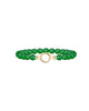 Jaimie Nicole | Green Onyx Gold Circle Bracelet