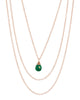 Jaimie Nicole | May Emerald Birthstone Necklace
