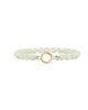 Jaimie Nicole | Mother of Pearl Gold Circle Bracelet