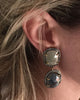 Jaimie Nicole | Blue Green Pave Sapphire Earrings