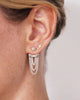 Silver Lezark Ear Jackets from Jenny Bird