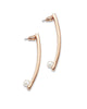 Jenny Bird Maigret Sticks Rose Gold Earrings