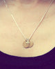 Jenny Present | Two Tone Heart and Personalized Initial Necklace