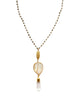 Jewels By Dunn | Tear Drop Gold Crystal Necklace