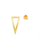 Joyiia | Gold Triangle Jacket Earrings