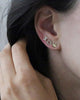 Melanie Auld |  Heart Ear Jacket Moonstone Earrings