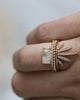 Melanie Auld | Gold Pave Fan Ring