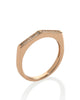 Melanie Auld | Pave Point Ring Rose Gold