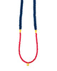 Meridian Avenue | Ruby Jade and Navy Blue Necklace