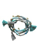 Meridian Avenue Tassel Bracelet Set (Multiple Colors)