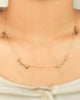 Personalized Mini Horizontal Name Plate Necklace