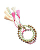 Zacasha | Pastel Pinks Tassel Bracelet Set