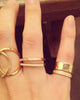 Melanie Auld | Pave Point Ring Rose Gold