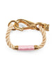 The ROPES | Gold and Pink Camden Rope Bracelet