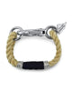 The ROPES | Camden Rope Navy Silver Bracelet
