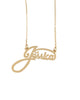 Personalized Scripty Name Plate Necklace