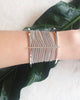 silver jenny bird water fall chain cuff