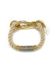 The ROPES | Camden Natural Gold & Taupe Bracelet