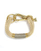 The ROPES | Kennebunkport Natural Gold & Taupe Bracelet