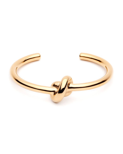 Amber Sceats Boho Jewelry Knot Bracelet Gold