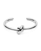 Amber Sceats | Silver Knot Bangle Bracelet