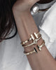 Amber Sceats Knot Bracelet On Gold