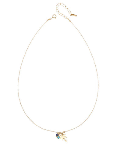 chan luu necklace gold short long charm palm cute girls women ladies slim skinny statement 