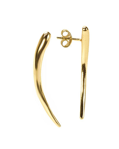 Fiona spike earrings gold