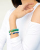 green designer bracelets gold jaimie nicole womens 