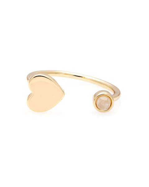 moonstone and heart ring melanie auld