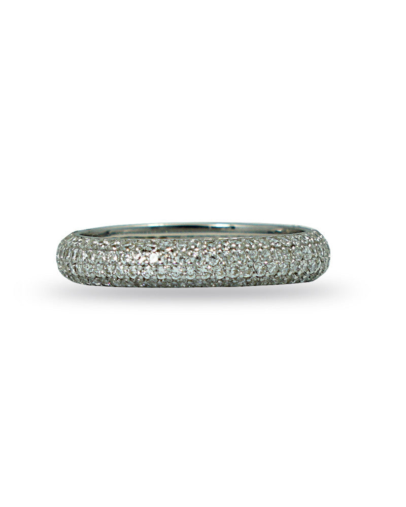 silver pave ring womens jewelry designer jaimie nicole