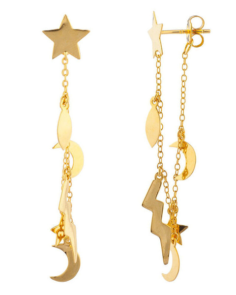 shashi little lightning bolt earrings