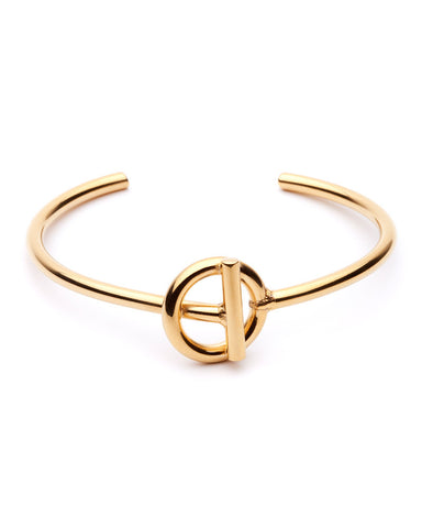 Amber Sceats Gold Harvie Bangle Bracelet