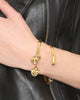 Amber Sceats Double Gold Knot Bracelet