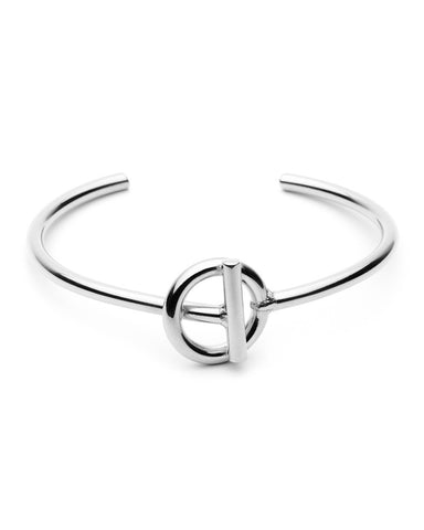 Amber Sceats Silver Harvie Bangle Bracelet